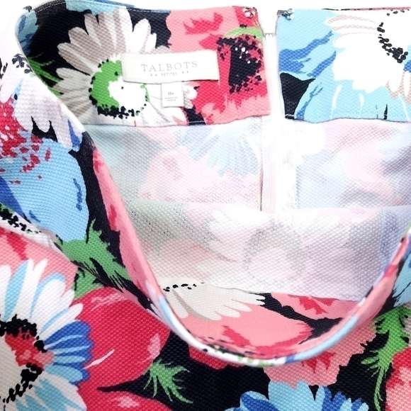 Talbots Petites Pink White Skirts Sz 8p - Picture 5 of 7